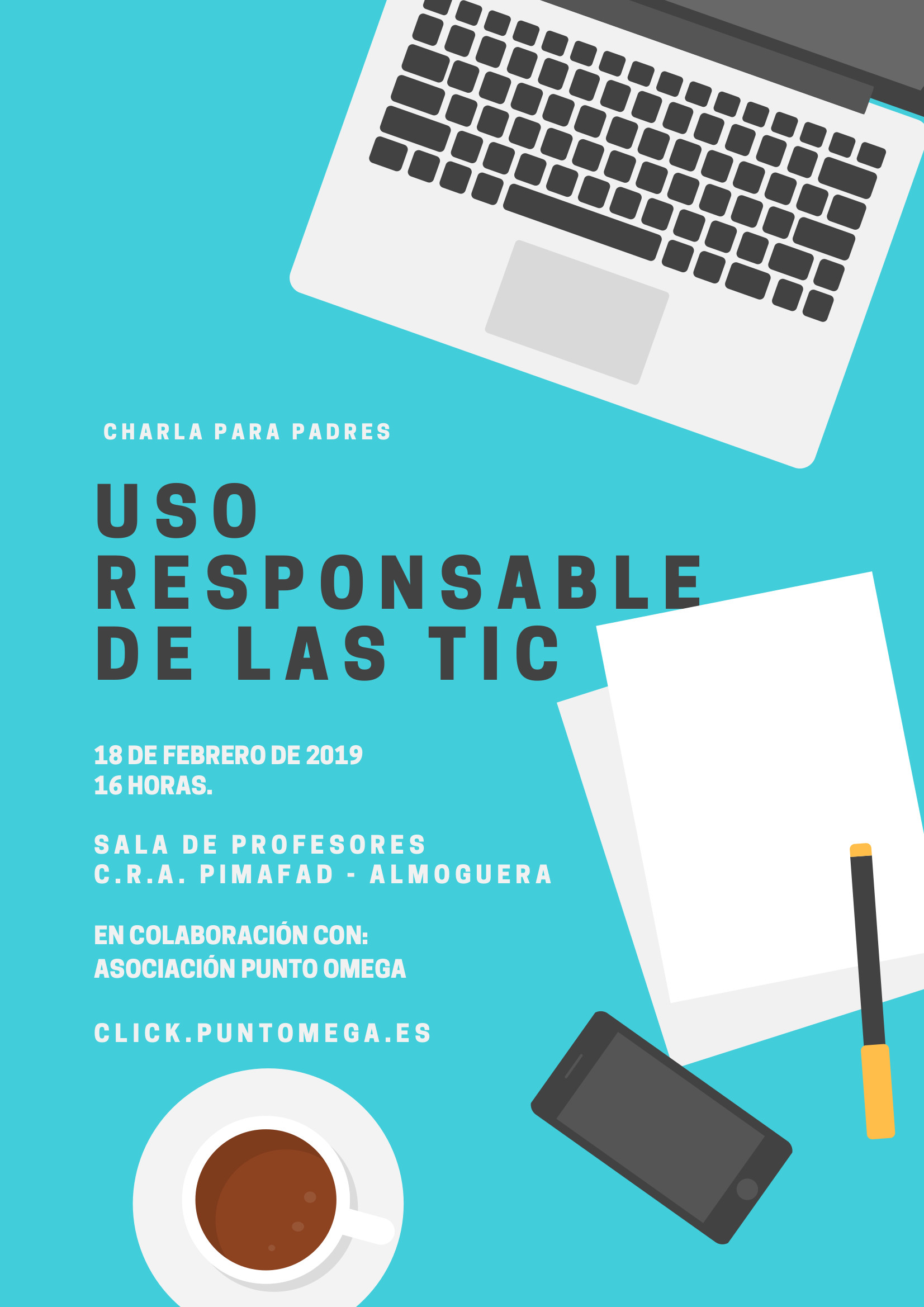 Educación moral Registro Temeridad Charla: Uso responsable de las TIC | CRA PIMAFAD, Almoguera (Guadalajara)